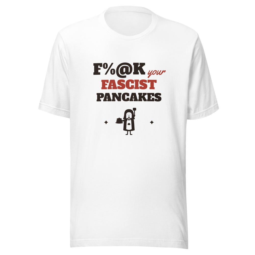 The grawlix tee, comic symbols in dark ink on white